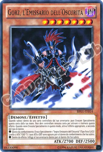 BP01-IT014 Gorz, l'Emissario dell'Oscurita' rara Unlimited (IT)  -PLAYED-