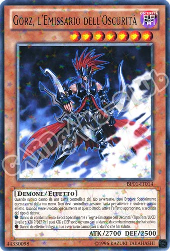 BP01-IT014 Gorz, l'Emissario dell'Oscurita' rara starfoil Unlimited (IT)  -GOOD-