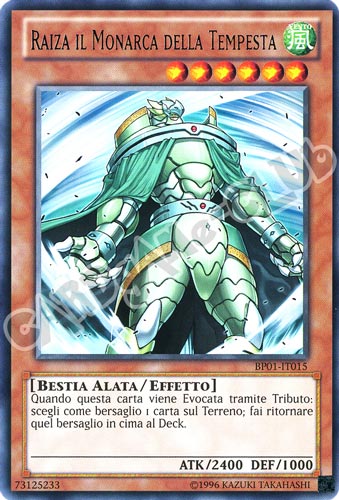 BP01-IT015 Raiza il Monarca della Tempesta rara Unlimited (IT) -PLAYED-