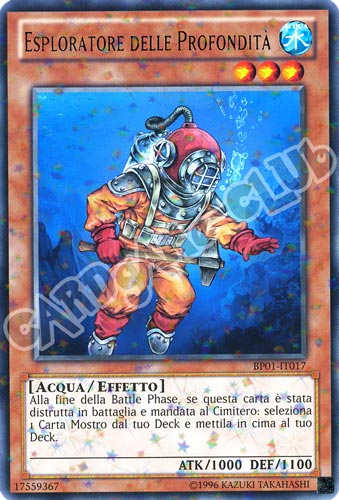 BP01-IT017 Esploratore delle Profondita' rara starfoil Unlimited (IT) -NEAR MINT-