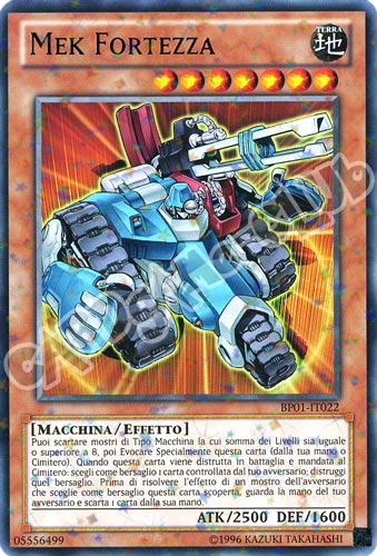 BP01-IT022 Mek Fortezza rara starfoil Unlimited (IT) -NEAR MINT-