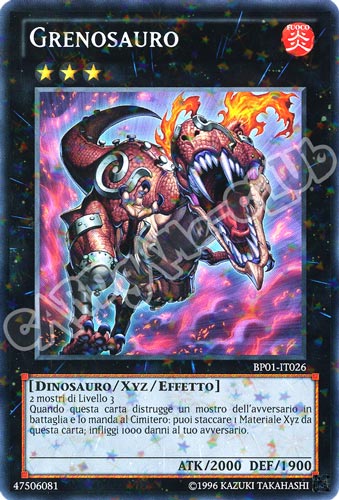 BP01-IT026 Grenosauro rara starfoil Unlimited (IT) -NEAR MINT-