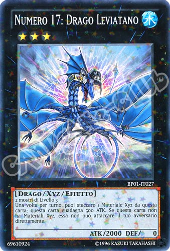 BP01-IT027 Numero 17: Drago Leviatano rara starfoil Unlimited (IT) -NEAR MINT-