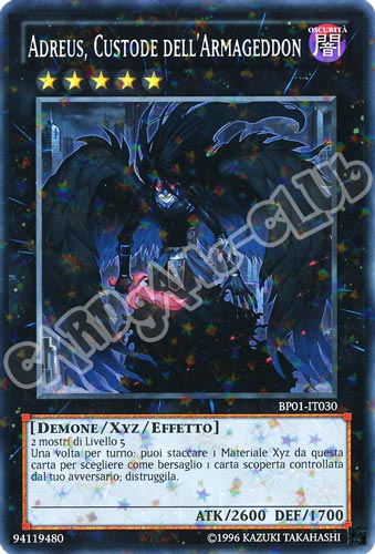 BP01-IT030 Adreus, Custode dell'Armageddon rara starfoil Unlimited (IT) -NEAR MINT-