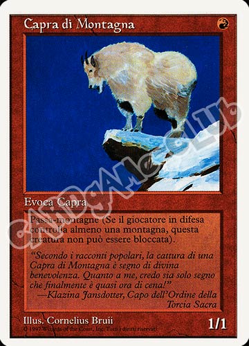 Capra di Montagna comune (IT) -NEAR MINT-