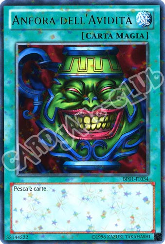 BP01-IT034 Anfora dell'Avidita' rara starfoil Unlimited (IT) -NEAR MINT-