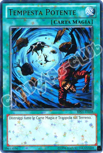 BP01-IT038 Tempesta Potente rara starfoil Unlimited (IT) -NEAR MINT-
