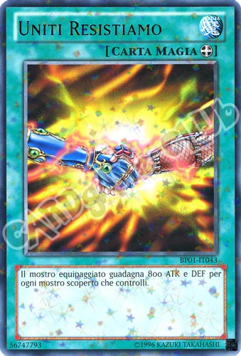 BP01-IT043 Uniti Resistiamo rara starfoil Unlimited (IT) -NEAR MINT-