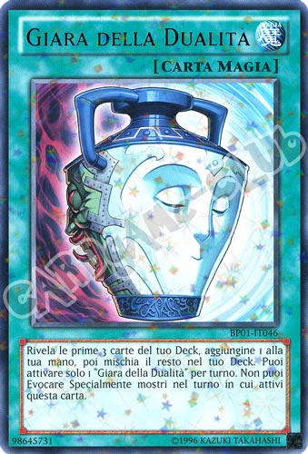 BP01-IT046 Giara della Dualita' rara starfoil Unlimited (IT) -NEAR MINT-