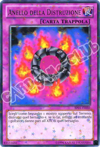 BP01-IT050 Anello della Distruzione rara starfoil Unlimited (IT) -NEAR MINT-