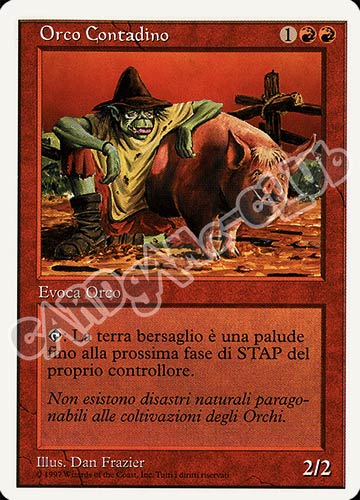 Orco Contadino comune (IT) -NEAR MINT-