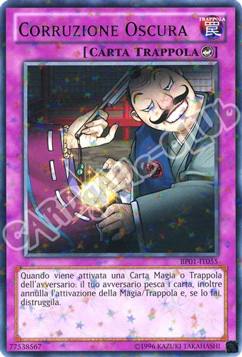 BP01-IT055 Corruzione Oscura rara starfoil Unlimited (IT)  -GOOD-