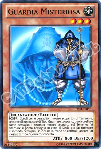 BP01-IT058 Guardia Misteriosa comune Unlimited (IT) -NEAR MINT-