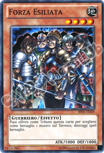 BP01-IT059 Forza Esiliata comune Unlimited (IT) -NEAR MINT-