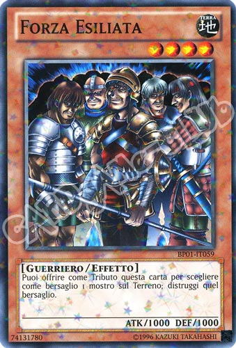 BP01-IT059 Forza Esiliata comune starfoil Unlimited (IT) -NEAR MINT-