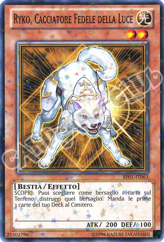BP01-IT063 Ryko, Cacciatore Fedele della Luce comune starfoil Unlimited (IT) -PLAYED-