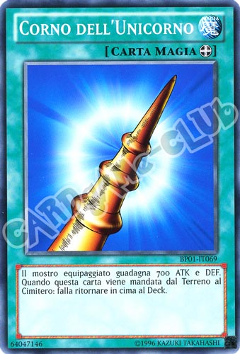 BP01-IT069 Corno dell'Unicorno comune Unlimited (IT) -NEAR MINT-