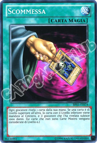 BP01-IT074 Scommessa comune Unlimited (IT) -NEAR MINT-