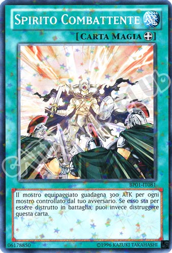 BP01-IT081 Spirito Combattente comune starfoil Unlimited (IT) -NEAR MINT-