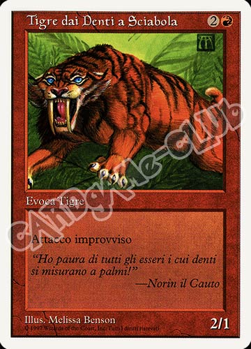 Tigre dai Denti a Sciabola comune (IT) -NEAR MINT-