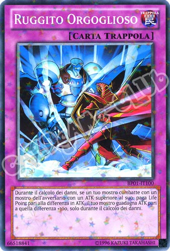 BP01-IT100 Ruggito Orgoglioso comune starfoil Unlimited (IT) -NEAR MINT-