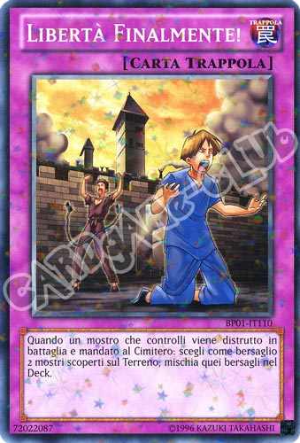 BP01-IT110 Liberta' Finalmente! comune starfoil Unlimited (IT) -NEAR MINT-