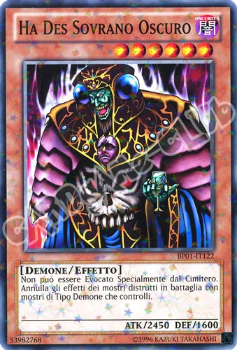 BP01-IT122 Ha Des Sovrano Oscuro comune starfoil Unlimited (IT) -NEAR MINT-