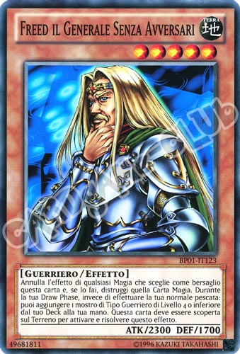 BP01-IT123 Freed il Generale Senza Avversari comune Unlimited (IT) -NEAR MINT-