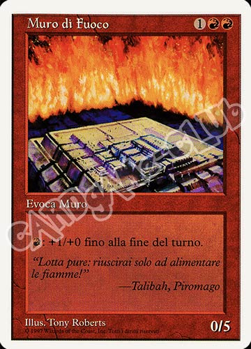Muro di Fuoco non comune (IT) -NEAR MINT-