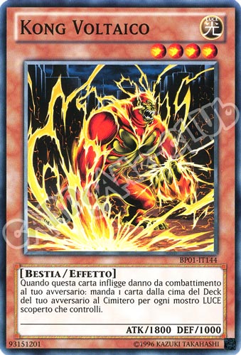 BP01-IT144 Kong Voltaico comune Unlimited (IT) -NEAR MINT-