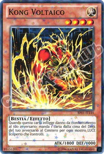 BP01-IT144 Kong Voltaico comune starfoil Unlimited (IT) -NEAR MINT-