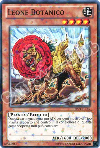 BP01-IT145 Leone Botanico comune starfoil Unlimited (IT) -NEAR MINT-