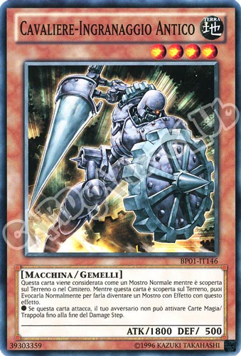 BP01-IT146 Cavaliere-Ingranaggio Antico comune Unlimited (IT) -NEAR MINT-