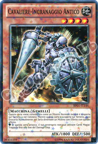 BP01-IT146 Cavaliere-Ingranaggio Antico comune starfoil Unlimited (IT) -NEAR MINT-