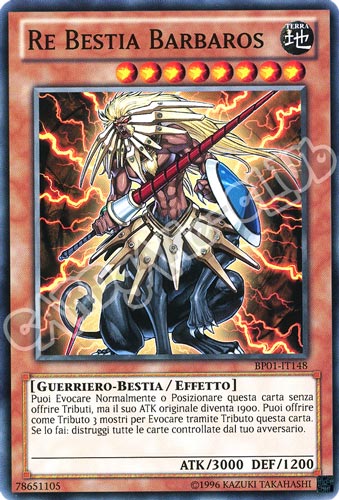 BP01-IT148 Re Bestia Barbaros comune Unlimited (IT) -NEAR MINT-