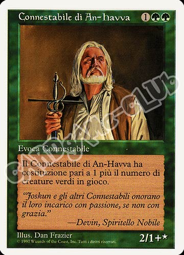 Connestabile di An-Havva rara (IT) -NEAR MINT-