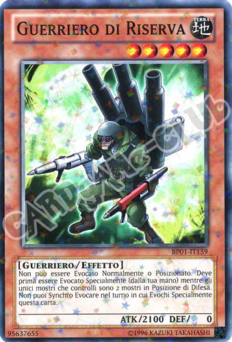 BP01-IT159 Guerriero di Riserva comune starfoil Unlimited (IT) -NEAR MINT-