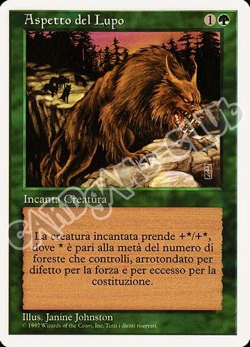 Aspetto del Lupo rara (IT) -NEAR MINT-