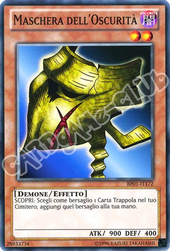 BP01-IT172 Maschera dell'Oscurita' comune Unlimited (IT) -NEAR MINT-