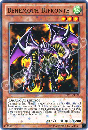 BP01-IT179 Behemoth Bifronte comune starfoil Unlimited (IT) -NEAR MINT-