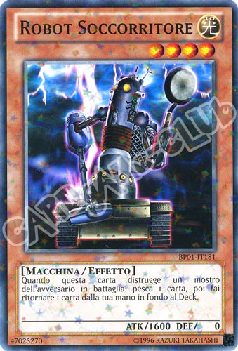 BP01-IT181 Robot Soccorritore comune starfoil Unlimited (IT) -NEAR MINT-