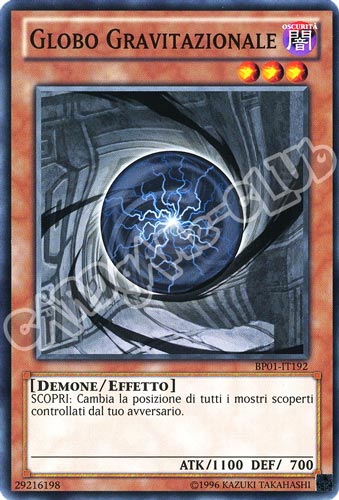 BP01-IT192 Globo Gravitazionale comune Unlimited (IT) -NEAR MINT-