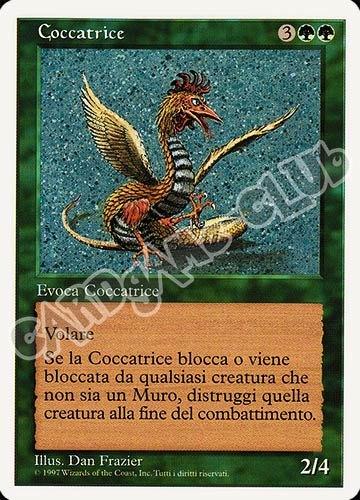 Coccatrice rara (IT) -NEAR MINT-
