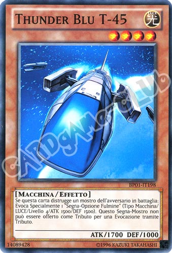BP01-IT198 Thunder Blu T-45 comune Unlimited (IT) -NEAR MINT-