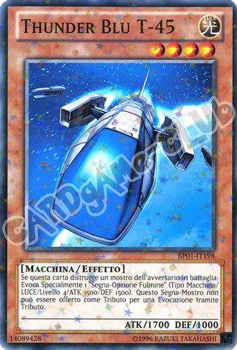 BP01-IT198 Thunder Blu T-45 comune starfoil Unlimited (IT) -NEAR MINT-