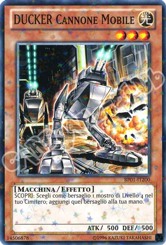 BP01-IT200 Ducker Cannone Mobile comune starfoil Unlimited (IT) -NEAR MINT-