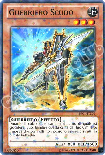 BP01-IT202 Guerriero Scudo comune starfoil Unlimited (IT)  -PLAYED-