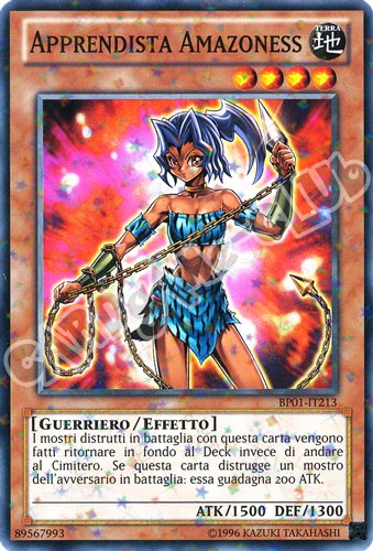 BP01-IT213 Apprendista Amazoness comune starfoil Unlimited (IT) -NEAR MINT-