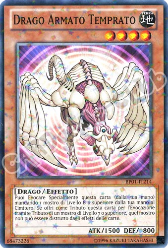 BP01-IT214 Drago Armato Temprato comune starfoil Unlimited (IT) -NEAR MINT-