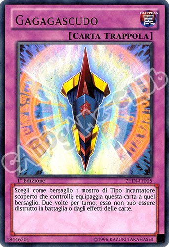 ZTIN-IT005 Gagagascudo ultra rara 1a Edizione (IT) -NEAR MINT-